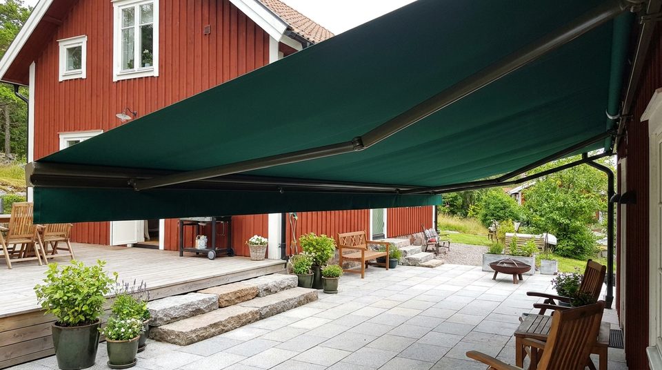 Byte av markisväv